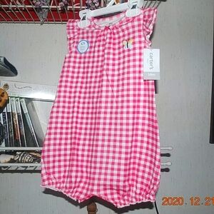 💖Very Cute Girl's "Carter's" One-Piece Outfit Size 18 Months
